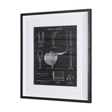 Equestrian Riding III BW by Mercana Studio Hand Embellished Framed Art Print Matted under Glass by Mercana at Eve Furniture