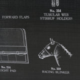 Equestrian Riding III BW by Mercana Studio Hand Embellished Framed Art Print Matted under Glass by Mercana at Eve Furniture