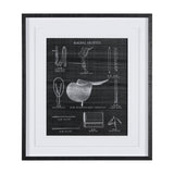 Equestrian Riding III BW by Mercana Studio Hand Embellished Framed Art Print Matted under Glass by Mercana at Eve Furniture