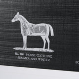 Equestrian Riding IV BW Horse by Mercana Studio Hand Embellished Framed Art Print Matted under Glass by Mercana at Eve Furniture