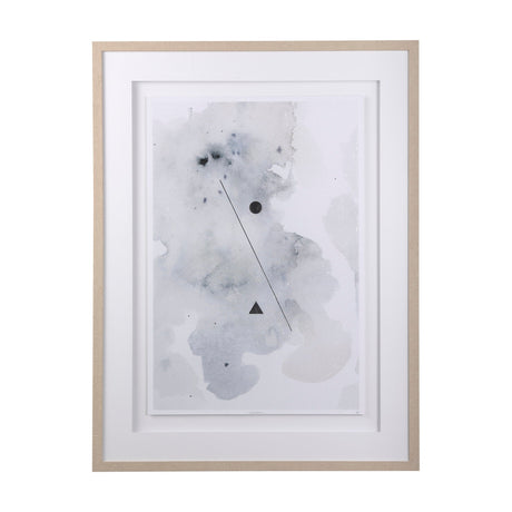 Equilibrium I by Mercana Studio a Hand Embellished Textured Framed Art Print Matted under Glass by Mercana at Eve Furniture