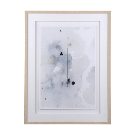 Equilibrium II by Mercana Studio a Hand Embellished Textured Framed Art Print Matted under Glass by Mercana at Eve Furniture