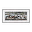 Equine Echoes III by Mercana Studio Hand Embelished Textured Framed Artwork Matted under Glass by Mercana at Eve Furniture