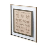 Equine Riding Gear I v2 by Mercana Studio Hand Embellished Framed Art Print Matted under Glass by Mercana at Eve Furniture