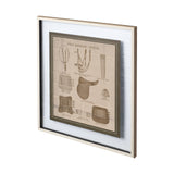 Equine Riding Gear II v2 by Mercana Studio Hand Embellished Framed Art Print Matted under Glass by Mercana at Eve Furniture