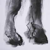 Equine Sketch 5 by Manny Woodart a Hand Embellished Textured Framed Art Print by Mercana at Eve Furniture