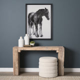 Equine Sketch 5 by Manny Woodart a Hand Embellished Textured Framed Art Print by Mercana at Eve Furniture