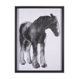 Equine Sketch 5 by Manny Woodart a Hand Embellished Textured Framed Art Print by Mercana at Eve Furniture