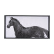 Equine Sketch 9 by Manny Woodart a Hand Embellished Textured Framed Art Print by Mercana at Eve Furniture