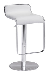 Equino White Barstool by Zuomod at Eve Furniture