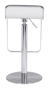 Equino White Barstool by Zuomod at Eve Furniture