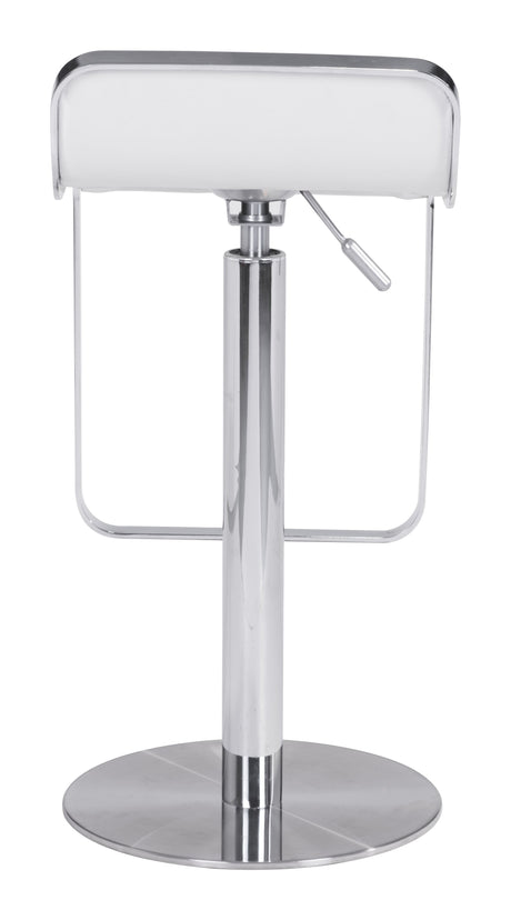 Equino White Barstool by Zuomod at Eve Furniture