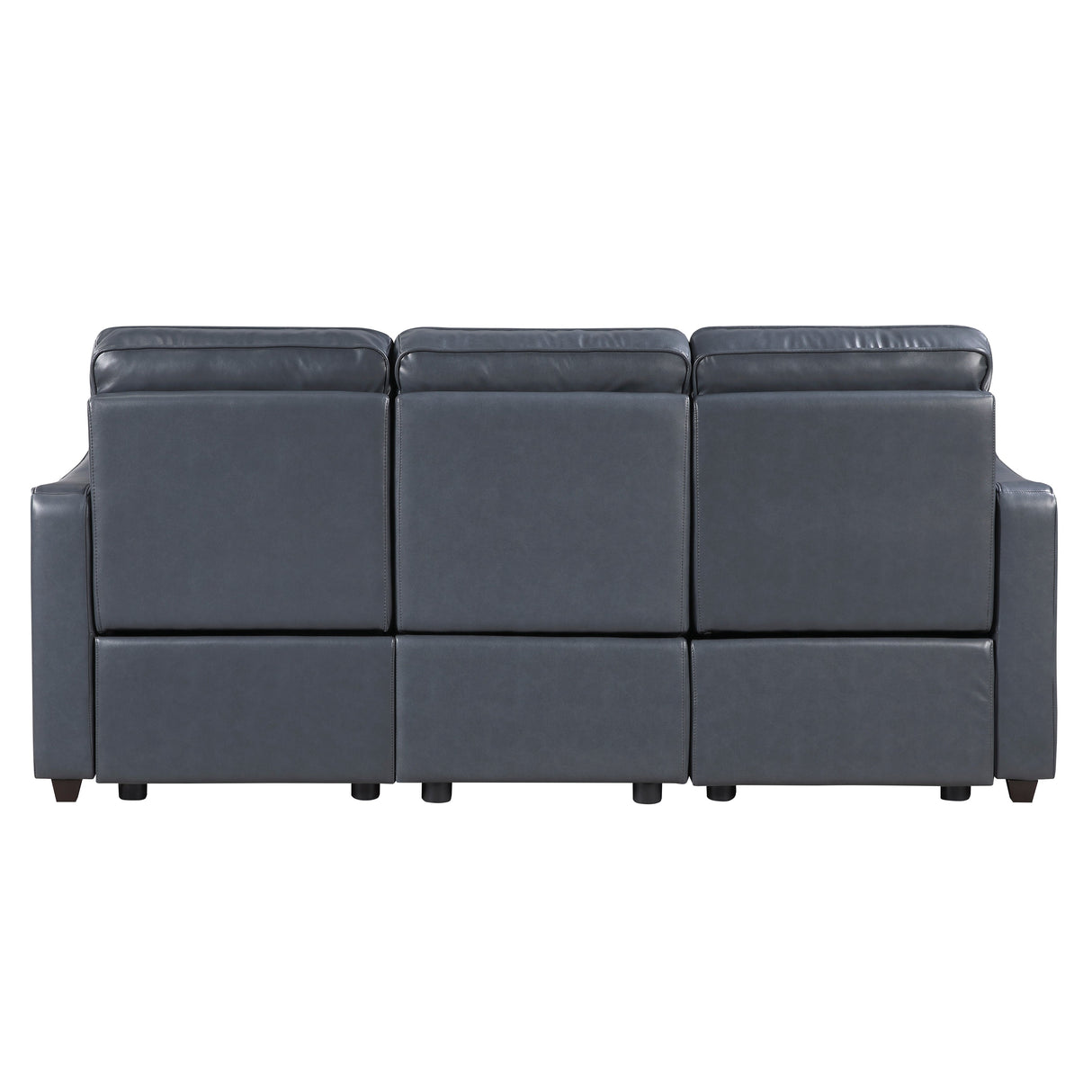Equinox Navy Curved Track Arms Power Reclining Living Room Set by Homelegance at Eve Furniture