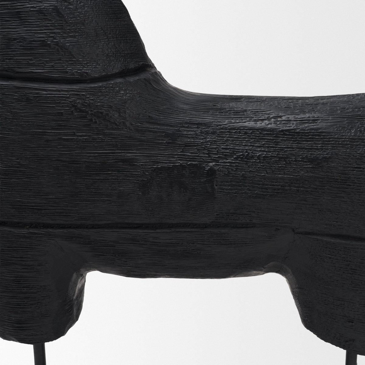 Equus Black Wooden Horse Decorative Object by Mercana at Eve Furniture