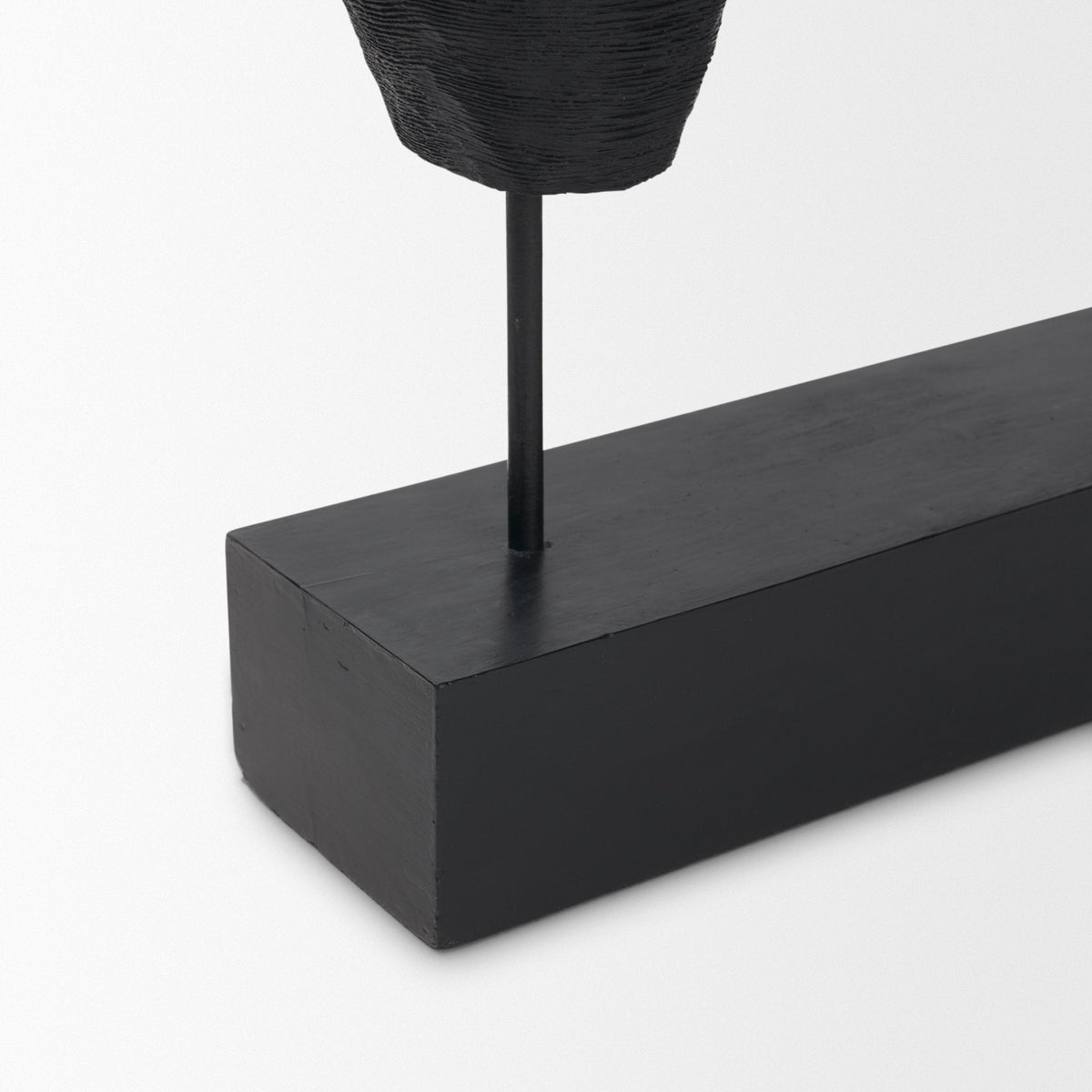 Equus Black Wooden Horse Decorative Object by Mercana at Eve Furniture