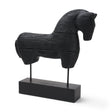 Equus Black Wooden Horse Decorative Object by Mercana at Eve Furniture