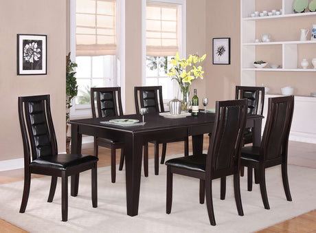 Era Brown Dining Room Set by Cosmos Furniture at Eve Furniture