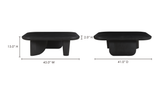 Era Coffee Table Large - Black by Moe's Home at Eve Furniture