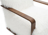 Eramo Contemporary White Accent Chair by Furniture of America at Eve Furniture