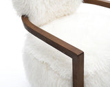 Eramo White Accent Chair by Furniture of America at Eve Furniture