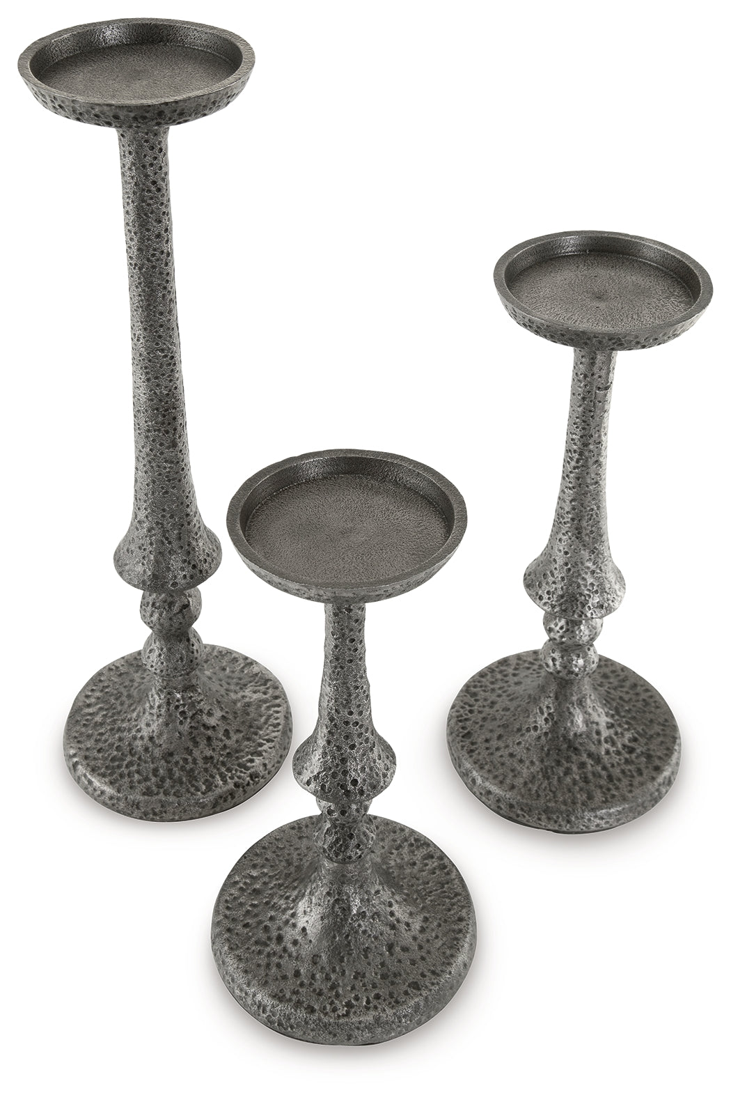 Eravell Pewter Finish Candle Holder