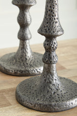 Eravell Pewter Finish Candle Holder