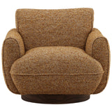 Ercilia Swivel Chair, Ginger by Dovetail at Eve Furniture