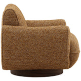 Ercilia Swivel Chair, Ginger by Dovetail at Eve Furniture