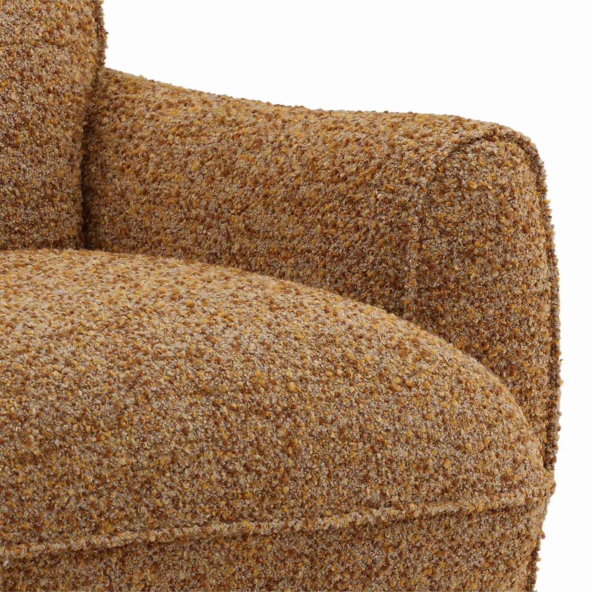 Ercilia Swivel Chair, Ginger by Dovetail at Eve Furniture