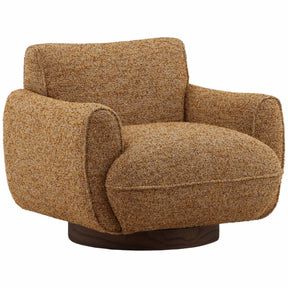 Ercilia Swivel Chair, Ginger by Dovetail at Eve Furniture
