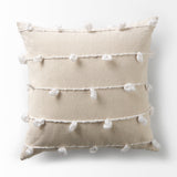 Erica Cream With White Detail Decorative Pillow Cover by Mercana at Eve Furniture