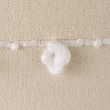 Erica Cream With White Detail Decorative Pillow Cover by Mercana at Eve Furniture