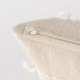 Erica Cream With White Detail Decorative Pillow Cover by Mercana at Eve Furniture