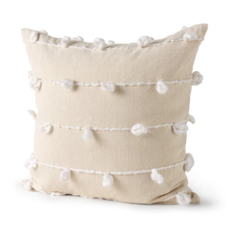 Erica Cream With White Detail Decorative Pillow Cover by Mercana at Eve Furniture