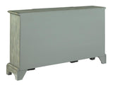 Erigeron Gray 4-Door Accent Cabinet