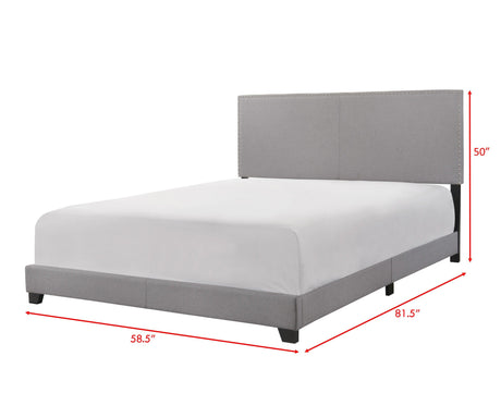 Erin Gray Full Upholstered Bed by Crown Mark at Eve Furniture