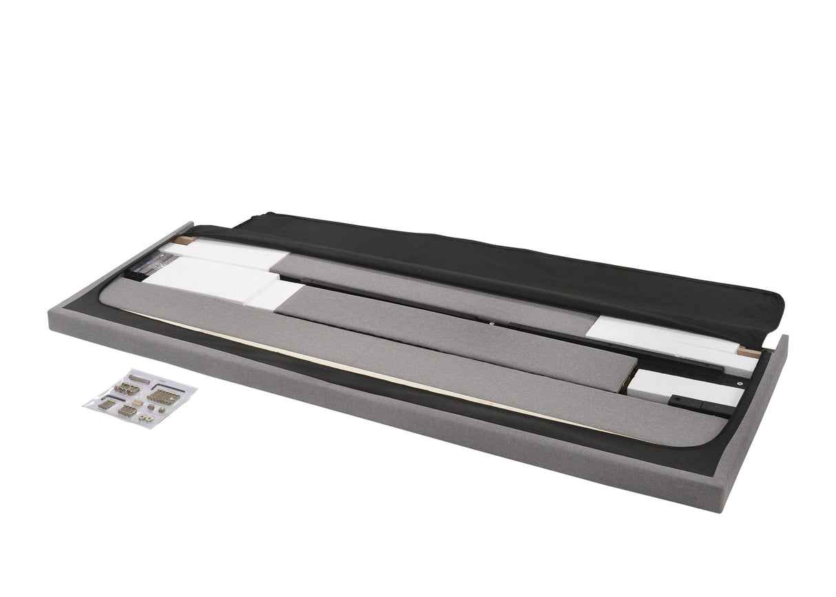 Erin Gray King Upholstered Bed by Crown Mark at Eve Furniture