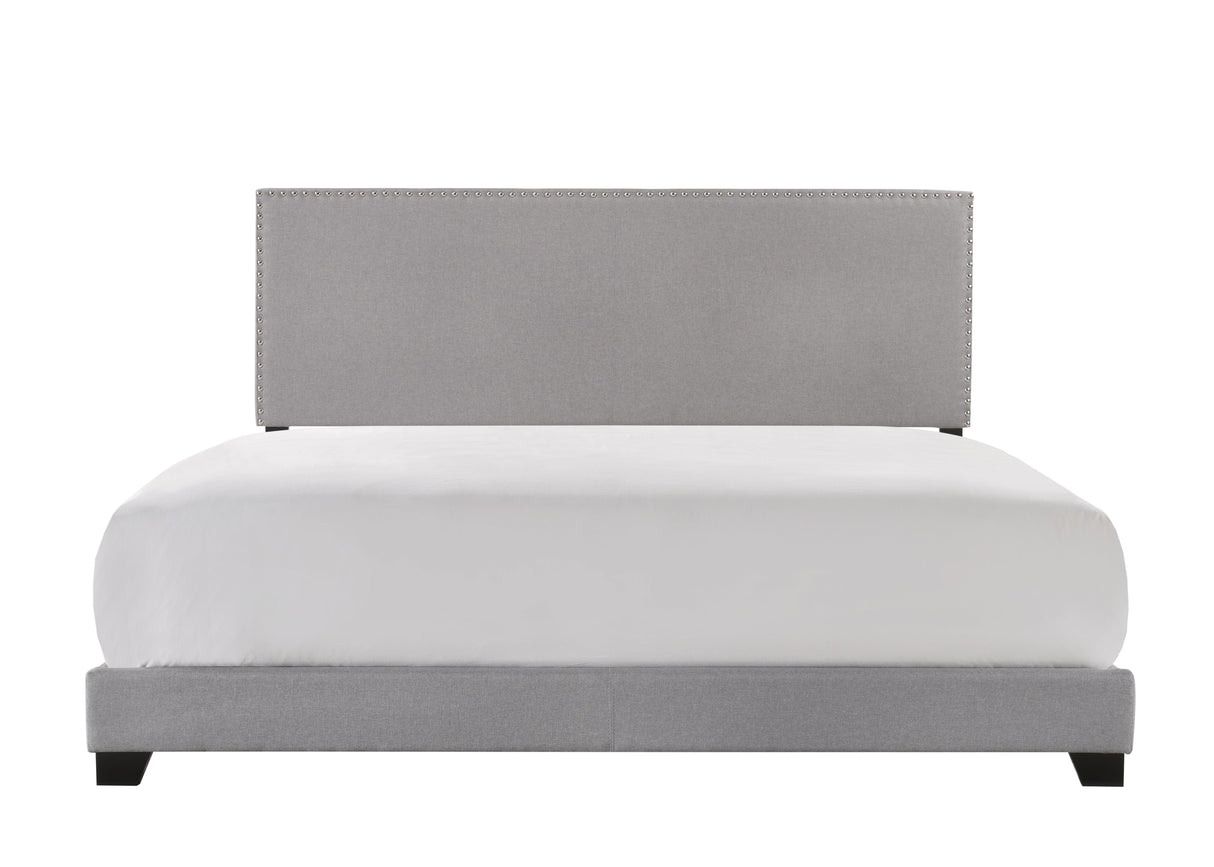 Erin Gray King Upholstered Bed by Crown Mark at Eve Furniture