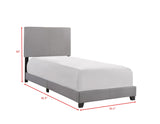 Erin Gray Twin Upholstered Bed by Crown Mark at Eve Furniture