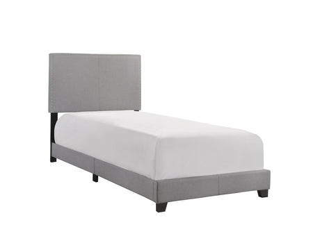 Erin Gray Twin Upholstered Bed by Crown Mark at Eve Furniture