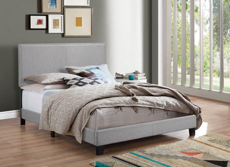 Erin Gray Queen Upholstered Bed by Crown Mark at Eve Furniture