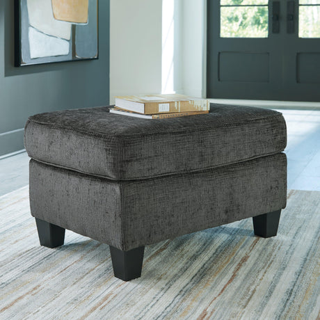 Erinslane Dusk Ottoman by Ashley at Eve Furniture