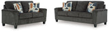 Erinslane Dusk Sofa & Loveseat by Ashley at Eve Furniture