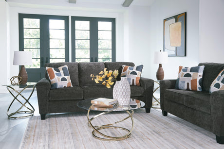 Erinslane Dusk Sofa & Loveseat by Ashley at Eve Furniture