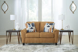 Erinslane Honey Loveseat by Ashley at Eve Furniture