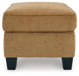 Erinslane Honey Ottoman by Ashley at Eve Furniture