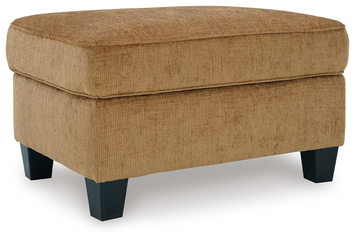 Erinslane Honey Ottoman by Ashley at Eve Furniture
