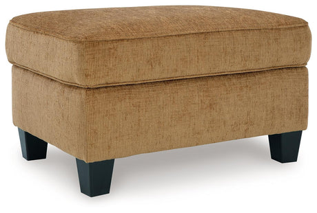 Erinslane Honey Ottoman by Ashley at Eve Furniture
