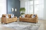 Erinslane Honey Sofa & Loveseat by Ashley at Eve Furniture