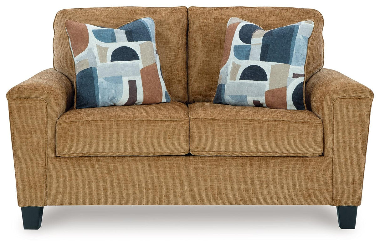 Erinslane Honey Loveseat by Ashley at Eve Furniture